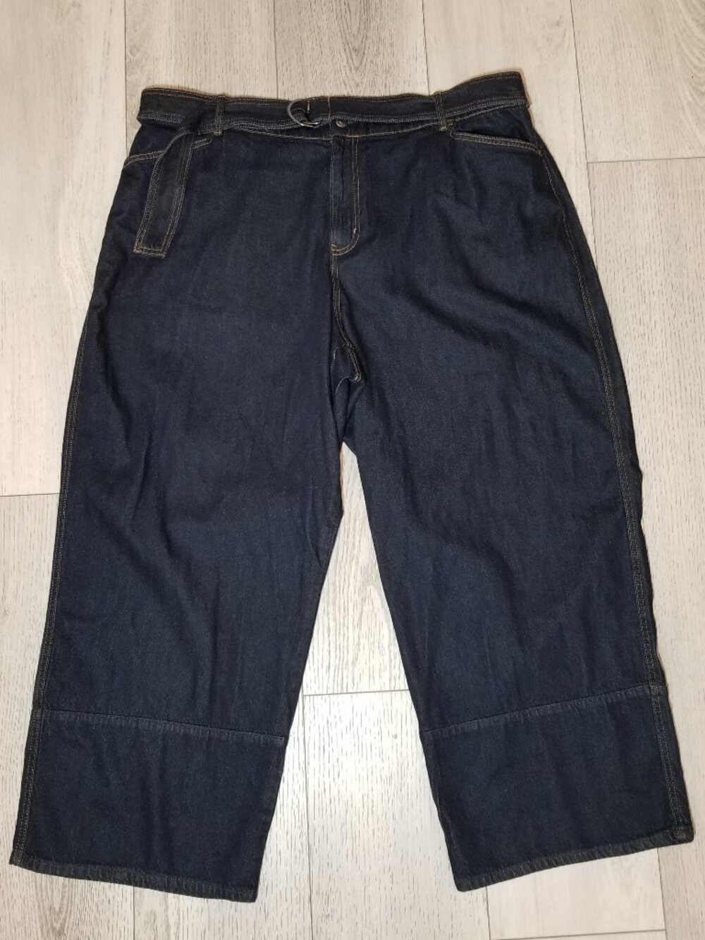Ava & Viv Wide Leg Jeans Womens Size 24 Retro Boho Hippie Peasant Cottage NWOT